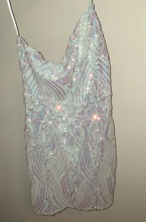 Windsor One Shoulder Homecoming Dress thumbnail 3