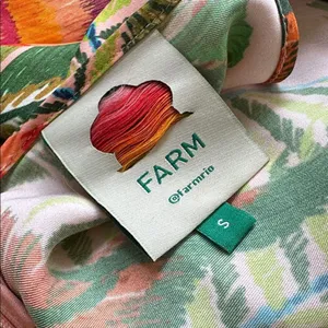 FARM Rio Macaw Leaves Side Knot Dress S thumbnail 4