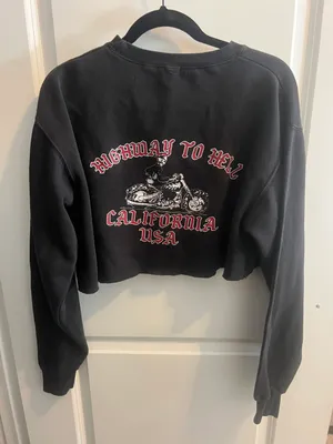 Brandy Melville Cropped Sweatshirt thumbnail 1