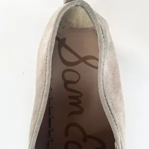 Sam Edelman Carrin Grey Taupe Suede Espadrille Platform Flats Shoes Women 9 thumbnail 9