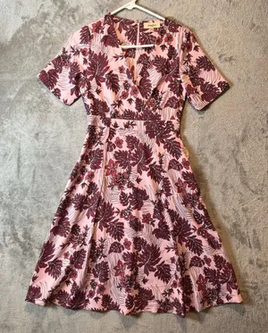Timeless London On the‎ Topic of Tropic Midi Dress Floral Size 4 New thumbnail 1