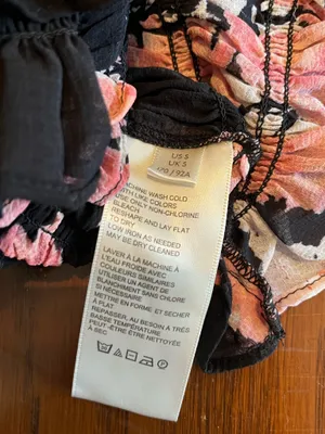 Free People Daphne Floral Lace Blouse NWT Small thumbnail 7