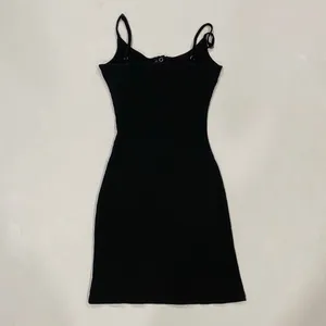 Beginning Boutique Black Ribbed Bodycon Mini Dress Women’s Size 8 Small thumbnail 2