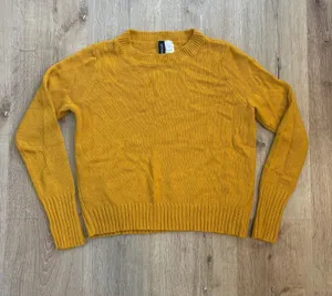 H&M Divided Mustard Yellow Crewneck Sweater thumbnail 1