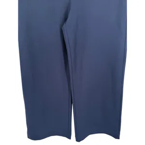 LOFT Womens Palmer Wide Leg Trouser Pants Navy Ponte Size 14 Nautical Preppy thumbnail 9