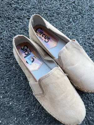 Circus by Sam Edelman Beige Suede Espadrille Platform Slip-On Shoes Size 7.5 thumbnail 3