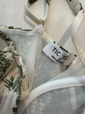 Pitaya Tic Toc Green Floral Corset thumbnail 2