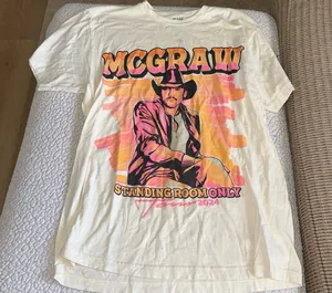 Tim McGraw standing room only tour shirt Size L thumbnail 1