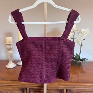 Amanda Uprichard Cerrone Tweed Top Russet XS NWT thumbnail 6