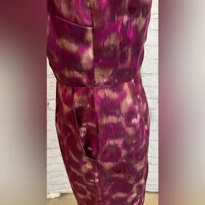 Ann Taylor Loft Purple Dress Size 4 thumbnail 4