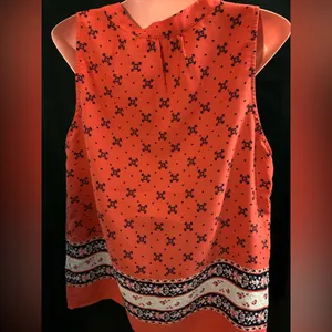Alice Blue Stitch Fix Sleeveless Blouse Tank Top Size Large thumbnail 2