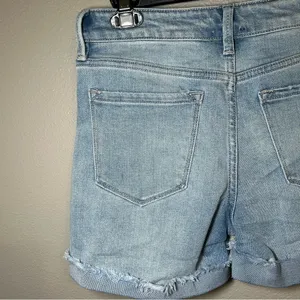 Kancan Jasmine High Rise Cuffed Hem Denim Shorts Women’s Size Large thumbnail 7