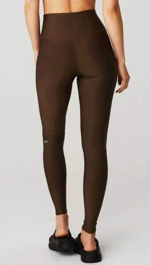 Alo 7/8 High-Waist Airlift Leggings Espresso Hi-Rise Waisted Skinny Tights Pants thumbnail 2