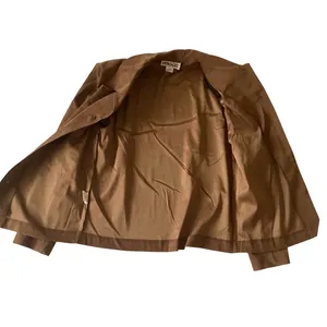 Briggs Vegan Suede Jacket Brown Size M thumbnail 5
