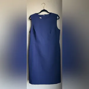 Anne Klein Navy Sheath Dress thumbnail 2