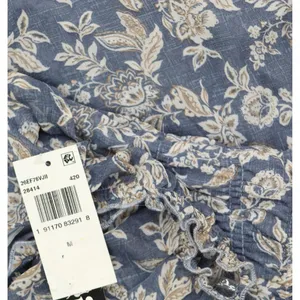 NWT Trixxi Juniors Floral-Print Flutter-Sleeve Dress 26EF76VJII Blue Multi M thumbnail 6