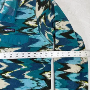 Patagonia Synchilla Snap-T Fleece‎ Pullover Trout Tales Elwha Pattern Large thumbnail 3