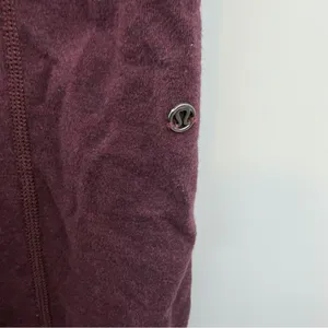 Lululemon Get Going Jogger 4 Heathered Black Cherry Burgundy Zip Pockets thumbnail 4