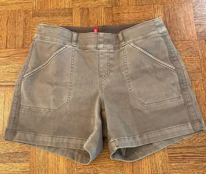 SPANX chino twill pull on shorts small thumbnail 1