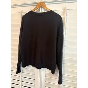 Phthalo Ruth Maeve Black Bonne Annee Sweatshirt Size‎ Large thumbnail 2