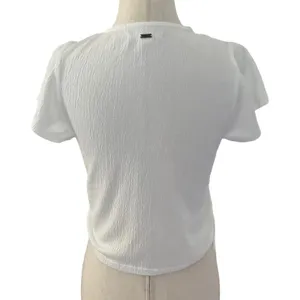 O'neill White Short Sleeve Crop Top Women's Size Small | 41-20 thumbnail 2