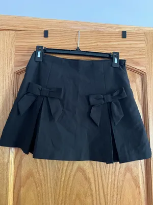 Altar'd State Florence Bow Mini Skirt thumbnail 2