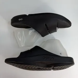 Oofos OOahh Slides Size 42 Men 9 Women 11 Recovery Comfort Lightweight‎ Black thumbnail 4