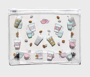 AOA clear MakeUp pouch in Coffee ☕️ thumbnail 1