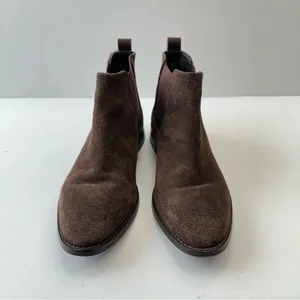 DNA Footwear Ankle Chelsea Boots‎ Booties Womens Size 37 Elastic Suede Brown thumbnail 2