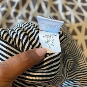 Athleta Black and White Striped‎ Stretch Knit Pencil Skirt Size S thumbnail 8