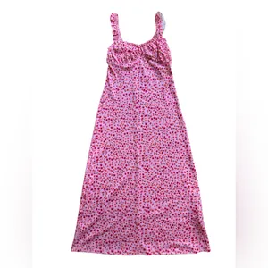 Commense Pink and White Spaghetti Strap Bodycon‎ Dress thumbnail 3