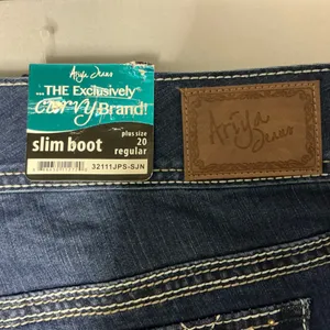 Ariya Jeans Slim Boot Jeans Size 20 Regular Dark Wash thumbnail 9