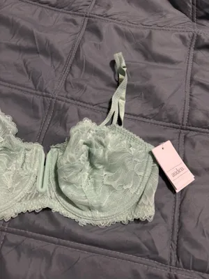NWT AUDEN LACE BRA 34D Green Size 34 D thumbnail 2