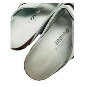 Birkenstock Uji Shine Slide Sandal SURF GREEN Narrow Size 6 US / 37 EU New $160 thumbnail 7