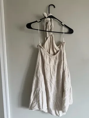Linen Abercrombie & Fitch halter dress thumbnail 2