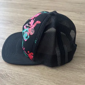 Volcom Black and Pink Floral Women's Cap thumbnail 6