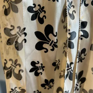 New Orleans Saints Scarf Lot of 2 Blue White Black fleur Del Lis Silk Feel Sport thumbnail 7