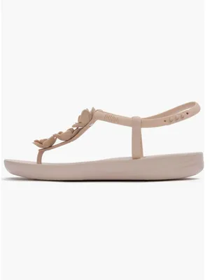 NEW FitFlop Splash Flower T-Strap Sandal 10 M, NUDE ROSE thumbnail 3