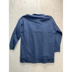 Old Navy Quarter Zip Pullover Womens Small Blue‎ Mock Neck Fleece Sweatshirt thumbnail 8
