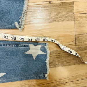 Miss Me High Rise Distressed Star Printed Mom Jeans Rise ankle skinny 29 thumbnail 5