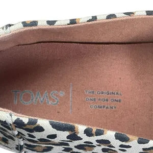 Toms Redondo Birch‎ Multi Lynx Women’s Slip Ons 7.5M Casual Animal Print Cheetah thumbnail 6
