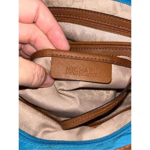 Michael Kors Kempton blue nylon tote thumbnail 6