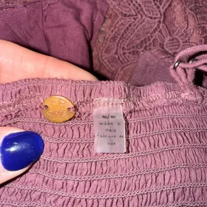 Free People FP One Adella Bralette Women M Purple Excellent Lace Strappy Boho thumbnail 3