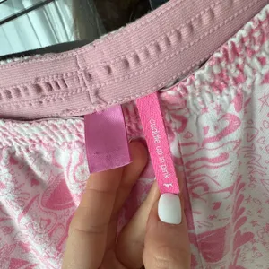 Vintage 2005 y2k Victoria’s Secret pink low rise pajamas pants graffiti elastic thumbnail 3