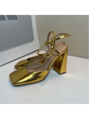 Steve Madden Women's Mosaic Gold Leather Sandals shoes Sz 6 Fairy thumbnail 5