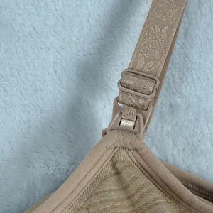 Kindred Bravely Seamless Nursing Bra Tan Beige Medium Wireless Maternity 6347‎ thumbnail 5