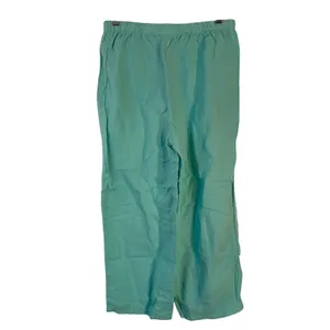 Hot Cotton‎ by Marc Ware Linen Blend Wide Leg Drawstring Pants Seafoam Green M thumbnail 2