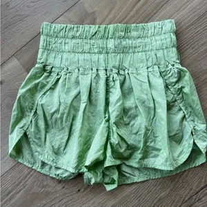 Free People On The Way Run Home ~ Bright Green ~ Size Large thumbnail 3