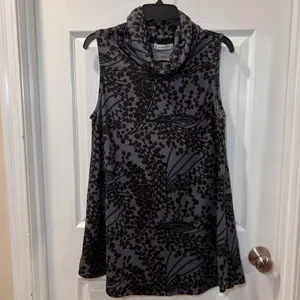 Sleeveless Cowl‎ Neck Floral Print Swing Dress A-Line Coquette Career Womens S thumbnail 4