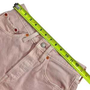 Levi’s Pink 501 Button Fly Denim Shorts‎ thumbnail 7